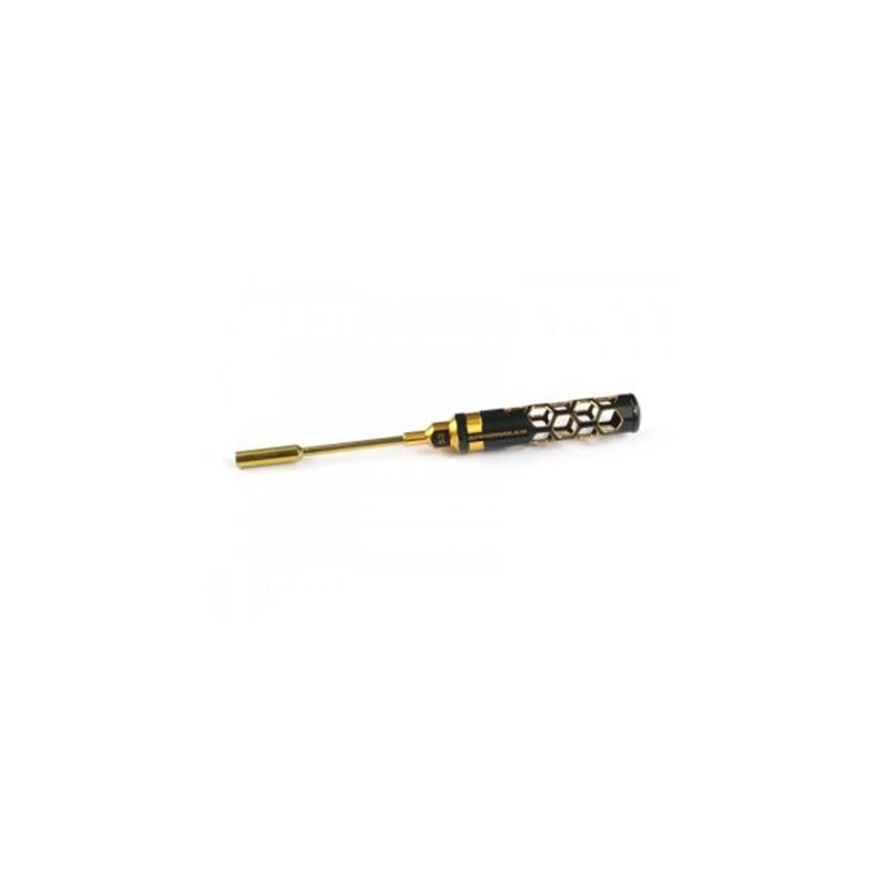 NUT DRIVER 5.0 X 100MM BLACK GOLDEN