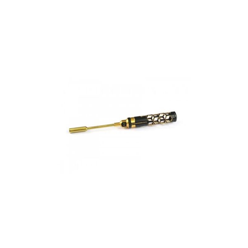NUT DRIVER 5.5 X 100MM BLACK GOLDEN