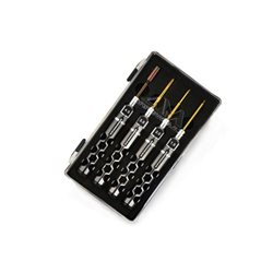MINI HONEYCOMB TOOLSET 4 PIECES WITH PLASTIC CASE