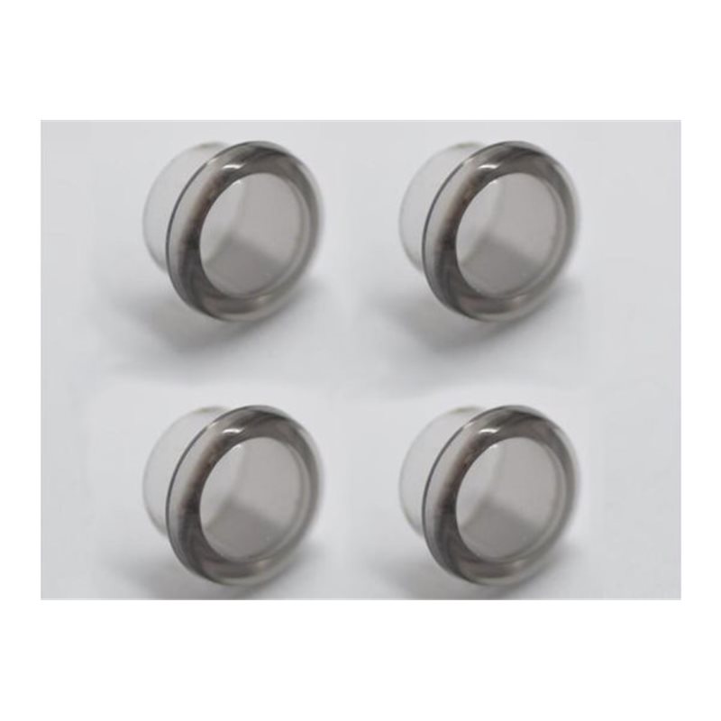 14MM LEXAN END CAP FOR HONEYCOMB TOOL  GRAY (4)