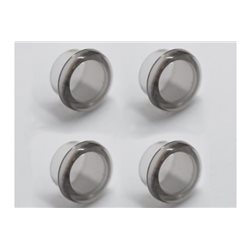 14MM LEXAN END CAP FOR HONEYCOMB TOOL  GRAY (4)