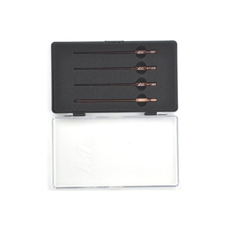 POWER TOOL TIP SET 4 PIECES WITH PLASTIC CASE (US)