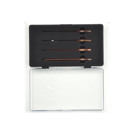 POWER TOOL TIP SET 4 PIECES WITH PLASTIC CASE (METRIC)