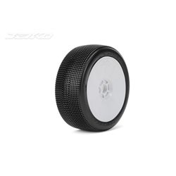 Jetko Lesnar Super Soft 1:8 Buggy Pre-glued White Revo Rims (2)