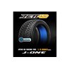 Jetko J One COMPOSITE ULTRA SOFT Belted 1:8 Buggy Tyres White Wheels