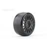 Jetko Buster Super Soft belted 1:8 GT Pre-glued Black Claw Rims (2)