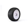 Jetko Block In Soft 1:8 Truggy Pre-glued on White Rims (2)
