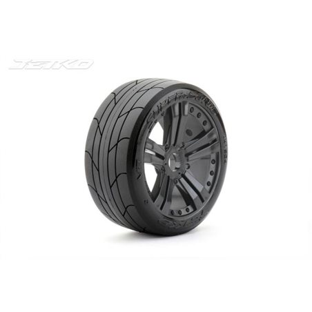 Jetko EX Super Sonic 1:8 Buggy Belted Tyre Black Wheels 17mm Hex (2)