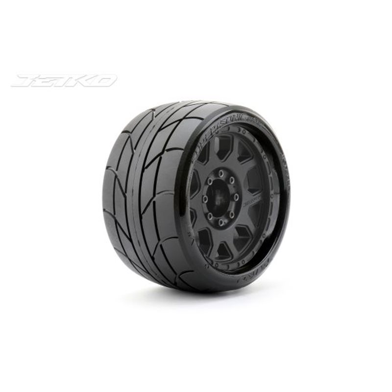 Jetko EX Super Sonic LP Belted 3.8" Black Wheel MAXX 17mm (2)