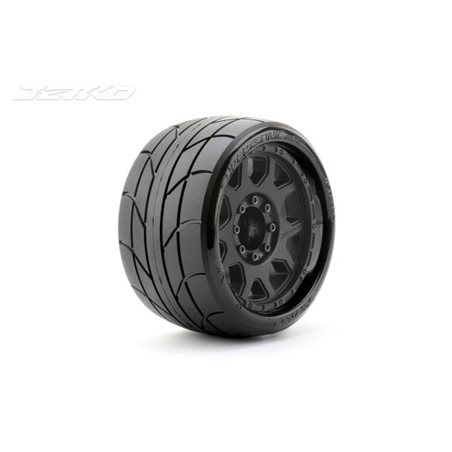 Jetko EX Super Sonic LP Belted 3.8" Black Wheel MAXX 17mm (2)