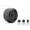 Jetko EX Super Sonic LP Belted 3.8" Black Wheel MAXX 17mm (2)
