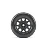Jetko EX Tyre MT Slick Super Sonic Belted 3.8" Black Wheel 17mm (2)