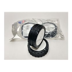 Jetko Challenger 4wd 1:10 Buggy 2.2 Front Tyres White Wheel Soft