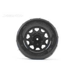 Jetko EX Tyre MT Super Sonic Black Wheel 2.8" Hex 12-14-17mm (2)