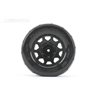 Jetko EX Tyre MT Super Sonic Black Wheel 2.8" Hex 12,14,17mm (2)
