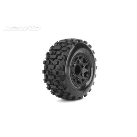 Jetko EX Belted Tyre Westland SC Black wheel 12,14,17mm Hex (2)