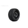 Jetko EX Avantgarde 1/10 Touring/Rally Tyre Black Wheel 12mm Hex (4)