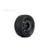 Jetko EX Avantgarde 1/10 Touring/Rally Tyre Black Wheel 12mm Hex (4)