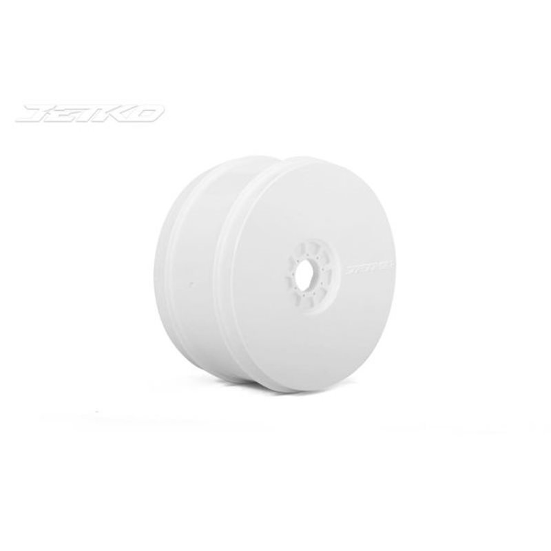 Jetko 1:8 Buggy Revo Wheel White (1) Bulk