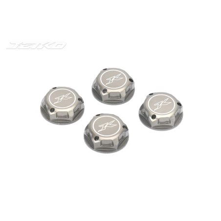 JETKO 17mm Aluminum closed Wheel Nut 17mm (4) Hard anodizing