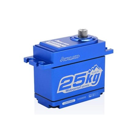 Servo HD LW-25MG Waterproof HV Blue Alu Case 25.0kg/0.14Ss