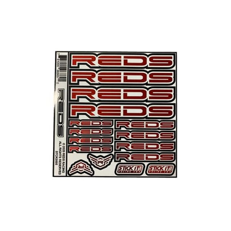 STICKERS CHROME RED 2020