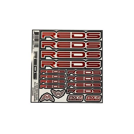 STICKERS CHROME RED 2020