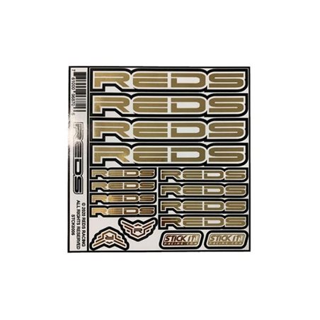 STICKERS CHROME GOLD 2020