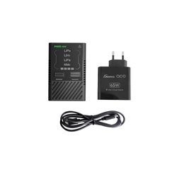 GensAce Charger iMars Mini USB-C 2-4S 60W w/65W EU Adapter