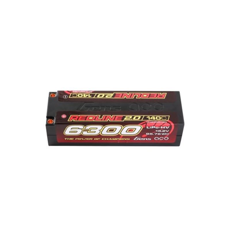 GensAce Redline 2.0 4S HV 15.2V-140C-6300 139x47x37mm 452g