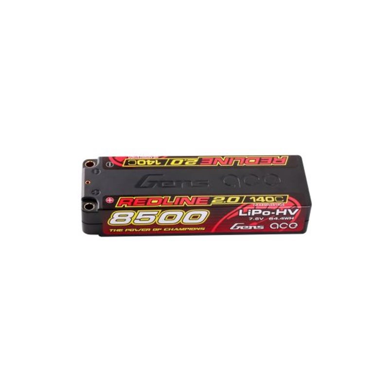 GensAce Redline 2.0 2S HV 7.6V-140C-8500 139x47x25mm 302g
