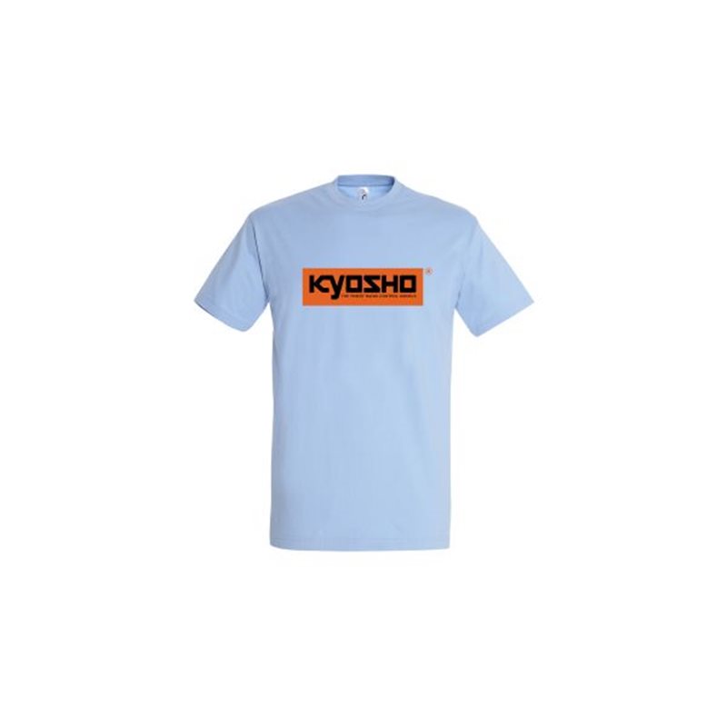Kyosho T-Shirt Spring 24 Sky Blue/Orange Ltd - XL