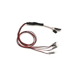 LED Light Unit (Diam5/L400) 2 Halogen Clear / 2 Red