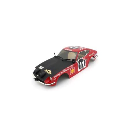 Body shell set 1:10 Fazer FZ02S Datsun 240Z 1971 Safari Rally Version