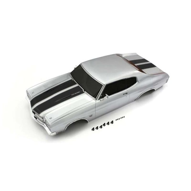 Body shell set 1:10 Fazer FZ02L Chevy Chevelle R SS 454 LS6 - Silver