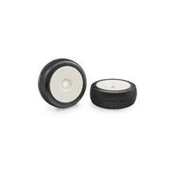 Matrix Nebula Medium 1:8 Buggy Pre-glued White Wheels (2)
