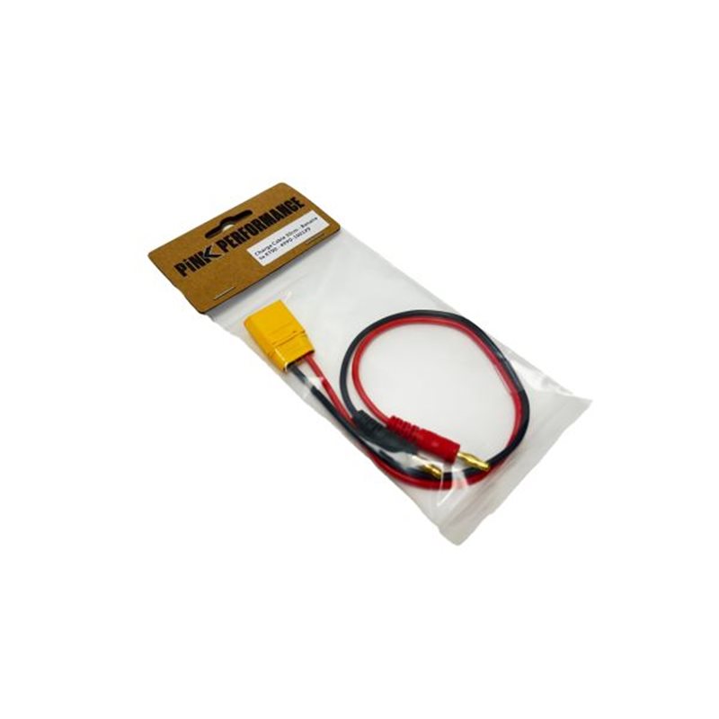 Charge Cable 30cm Pink Performance - Banana to XT90