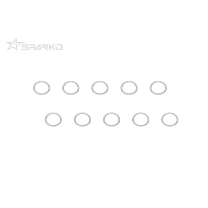 Sparko Hex Shim 8x10x0.2mm (10pcs)