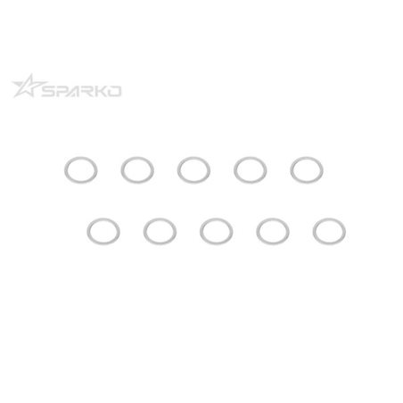 Sparko Hex Shim 8x10x0.2mm (10pcs)