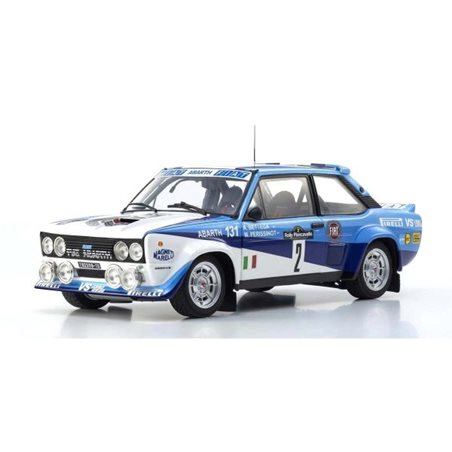Kyosho 1:18 Fiat 131 Abarth A.Bettega Winner Piancavallo 1981 Nr.2