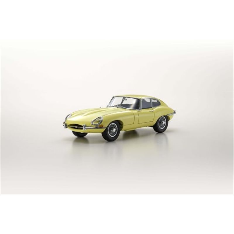Kyosho 1:18 Jaguar E-Type 3.8L Coupe MK1 1961 Pale Primose