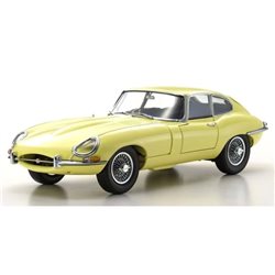Kyosho 1:18 Jaguar E-Type 3.8L Coupe MK1 1961 Pale Primose