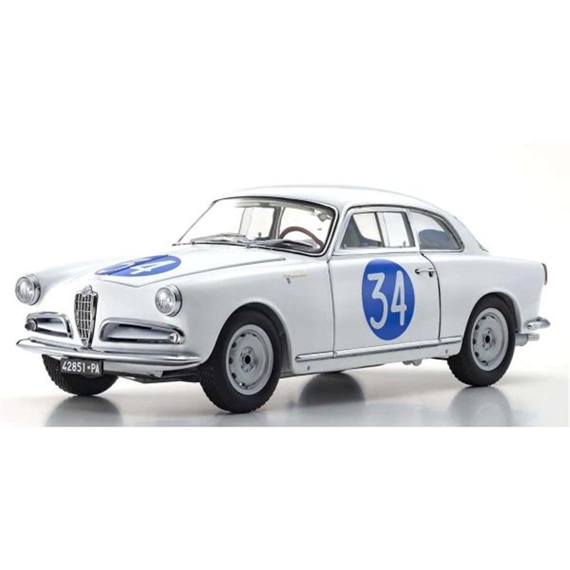 Kyosho 1:18 Alfa Romeo Giuletta SV Targa Florio 1960 Nr.34