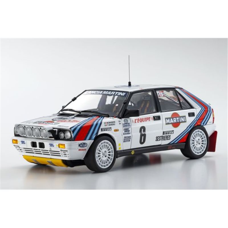Kyosho 1:18 Lancia Delta HF 4WD Monte Carlo 1987 Team Martini Nr.6