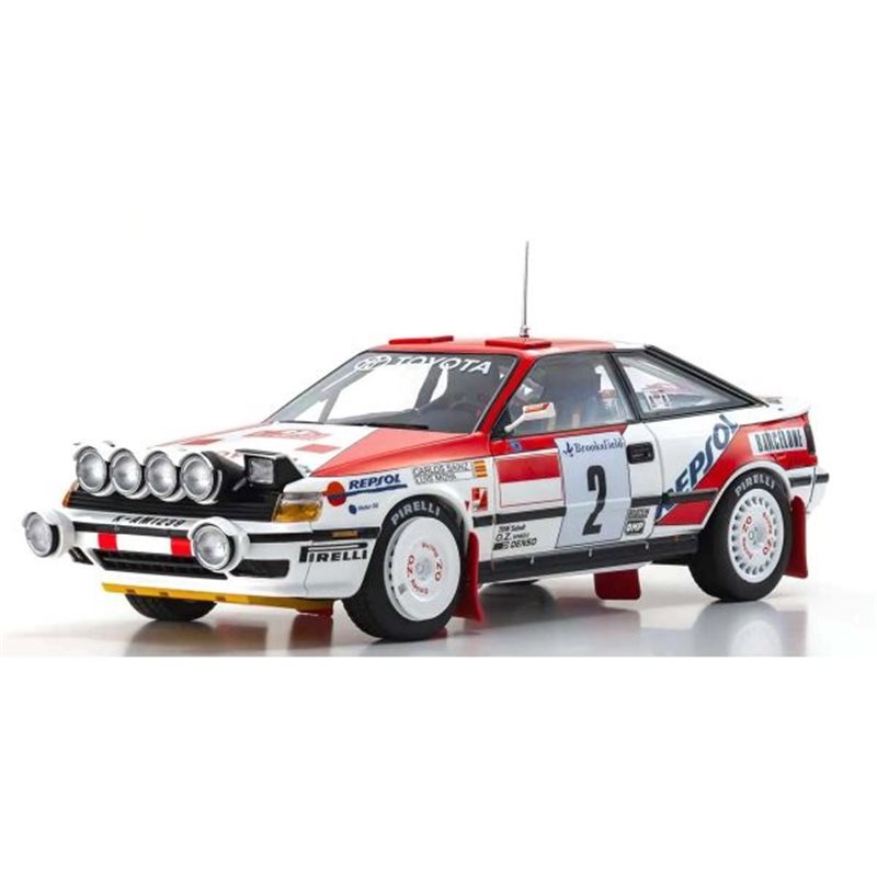 Kyosho 1:18 Toyota Celica GT-Four C.Sainz Winner Monte Carlo1991 Nr2