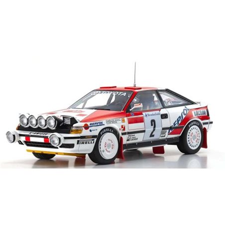 Kyosho 1:18 Toyota Celica GT-Four C.Sainz Winner Monte Carlo1991 Nr2
