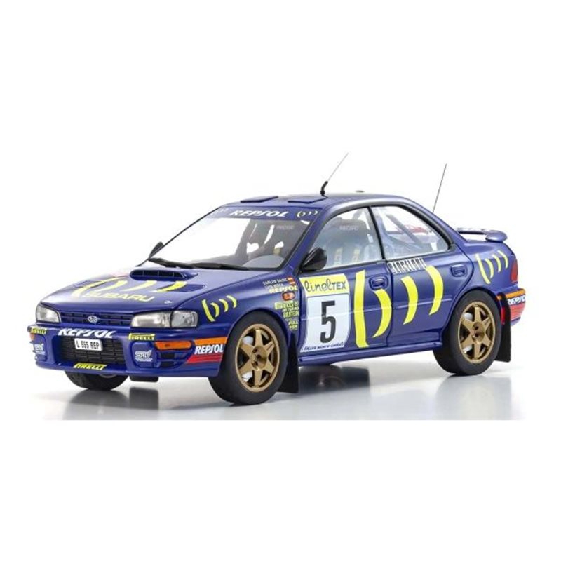 Kyosho 1:18 Subaru Impreza Carlos Sainz Winner Monte Carlo 1995 Nr.5