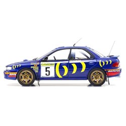 Kyosho 1:18 Subaru Impreza Carlos Sainz Winner Monte Carlo 1995 Nr.5