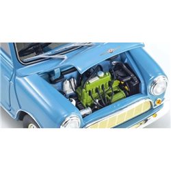 Kyosho 1:18 Morris Mini Minor Clipper Blue