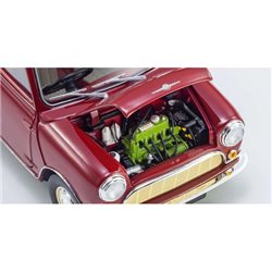 Kyosho 1:18 Morris Mini Minor Cherry Red